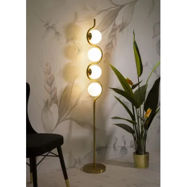 LAMPA STOJĄCA GLAMY S 4 ŚWIATŁA 25X165 cm